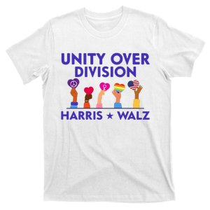 Unity Over Division Harris Waltz 2024 T-Shirt