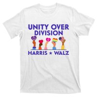 Unity Over Division Harris Waltz 2024 T-Shirt