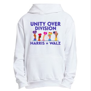 Unity Over Division Harris Waltz 2024 Urban Pullover Hoodie