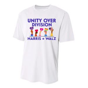 Unity Over Division Harris Waltz 2024 Performance Sprint T-Shirt