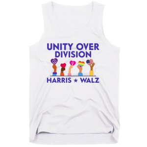 Unity Over Division Harris Waltz 2024 Tank Top