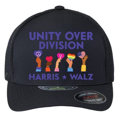 Unity Over Division Harris Walz 2024 Flexfit Unipanel Trucker Cap