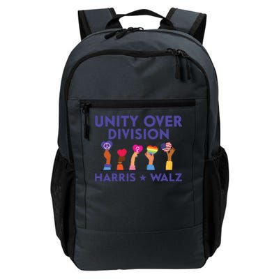 Unity Over Division Harris Walz 2024 Daily Commute Backpack