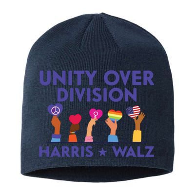 Unity Over Division Harris Walz 2024 Sustainable Beanie