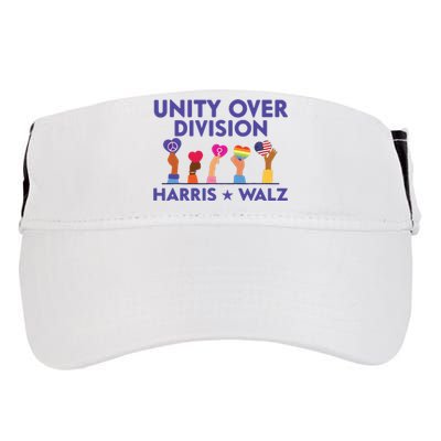 Unity Over Division Harris Walz 2024 Adult Drive Performance Visor