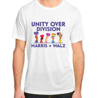 Unity Over Division Harris Walz 2024 Adult ChromaSoft Performance T-Shirt