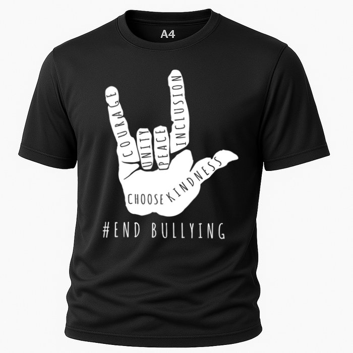Unity Orange Day End Bullying Love Sign Language Performance Shirt