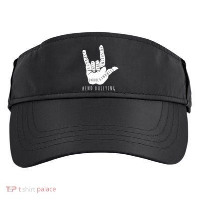 Unity Orange Day End Bullying Love Sign Language Adult Drive Performance Visor