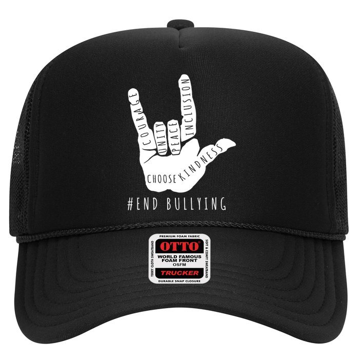 Unity Orange Day End Bullying Love Sign Language Hat