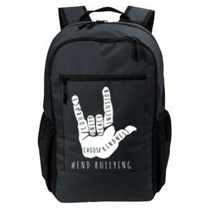 Unity Orange Day End Bullying Love Sign Language Daily Commute Backpack