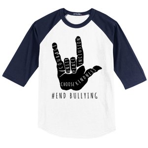 Unity Orange Day End Bullying Love Sign Language Baseball Sleeve Shirt