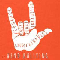 Unity Orange Day End Bullying Love Sign Language Magnet