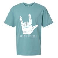 Unity Orange Day End Bullying Love Sign Language Sueded Cloud Jersey T-Shirt