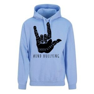 Unity Orange Day End Bullying Love Sign Language Unisex Surf Hoodie