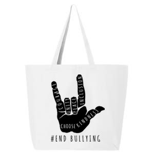 Unity Orange Day End Bullying Love Sign Language 25L Jumbo Tote