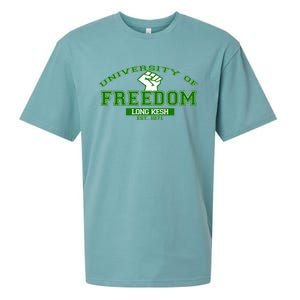 University Of Freedom Irish Republican Design Meaningful Gift Sueded Cloud Jersey T-Shirt