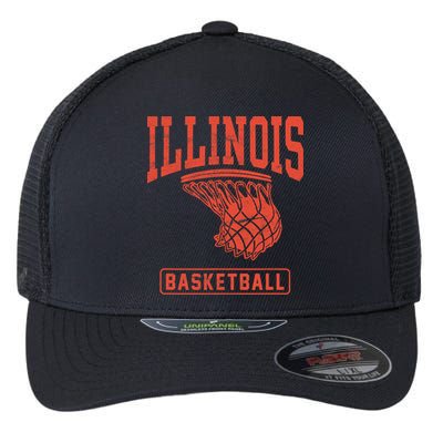 University of Illinois Fighting Illini Basketball Flexfit Unipanel Trucker Cap