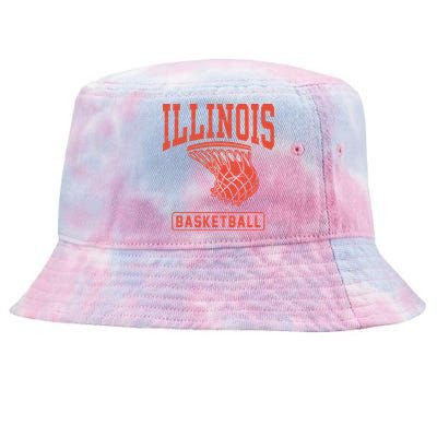 University of Illinois Fighting Illini Basketball Tie-Dyed Bucket Hat