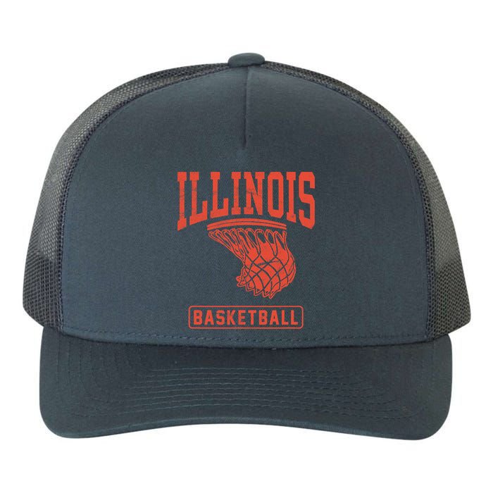 University of Illinois Fighting Illini Basketball Yupoong Adult 5-Panel Trucker Hat