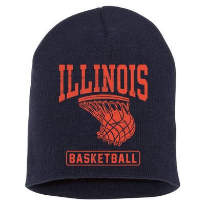 University of Illinois Fighting Illini Basketball Short Acrylic Beanie