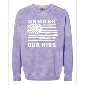 Unmask Our Kids Colorblast Crewneck Sweatshirt