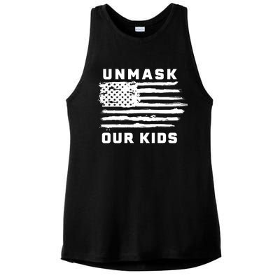 Unmask Our Kids Ladies PosiCharge Tri-Blend Wicking Tank