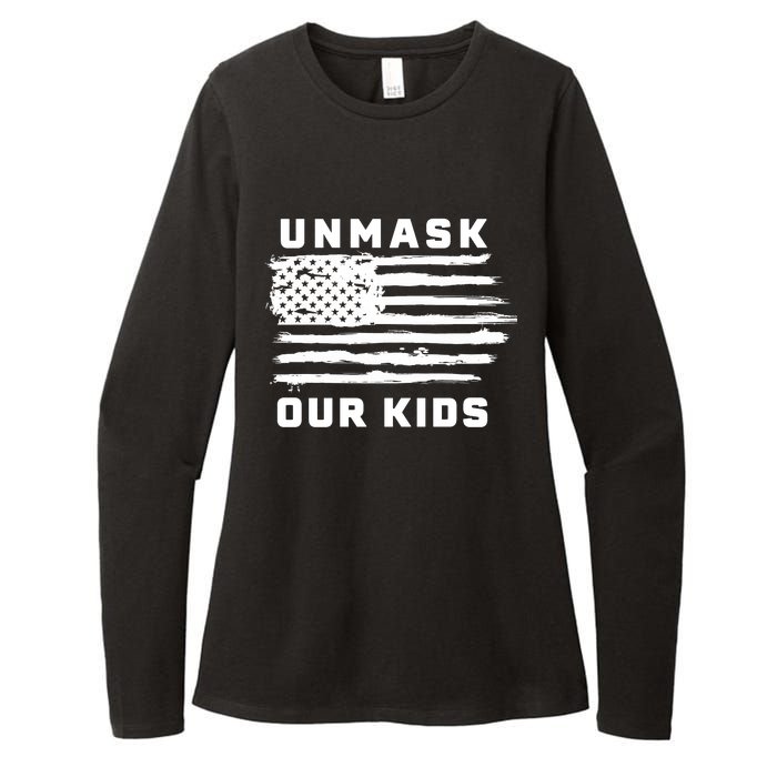 Unmask Our Kids Womens CVC Long Sleeve Shirt