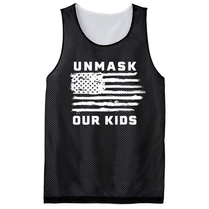 Unmask Our Kids Mesh Reversible Basketball Jersey Tank