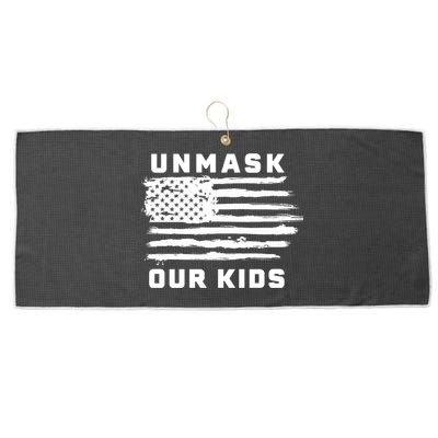 Unmask Our Kids Large Microfiber Waffle Golf Towel