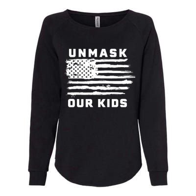 Unmask Our Kids Womens California Wash Sweatshirt