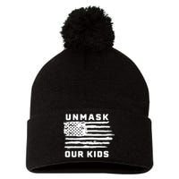 Unmask Our Kids Pom Pom 12in Knit Beanie