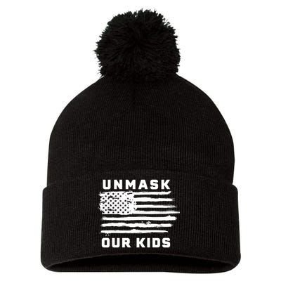 Unmask Our Kids Pom Pom 12in Knit Beanie