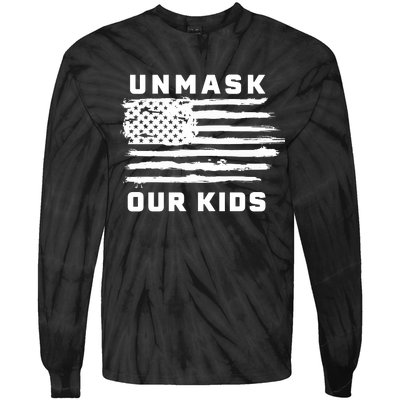 Unmask Our Kids Tie-Dye Long Sleeve Shirt