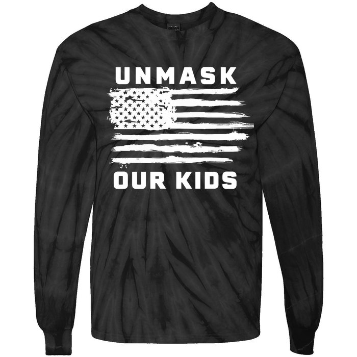 Unmask Our Kids Tie-Dye Long Sleeve Shirt