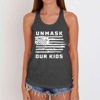 Unmask Our Kids Women's Knotted Racerback Tank