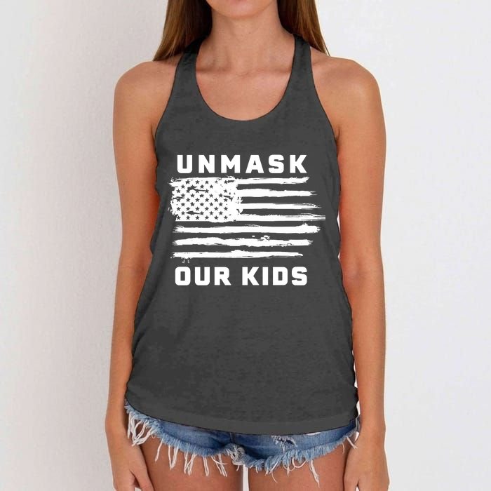 Unmask Our Kids Women's Knotted Racerback Tank