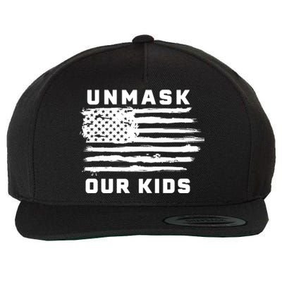 Unmask Our Kids Wool Snapback Cap