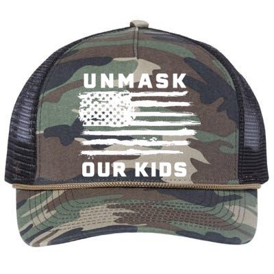 Unmask Our Kids Retro Rope Trucker Hat Cap