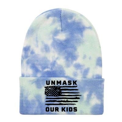 Unmask Our Kids Tie Dye 12in Knit Beanie