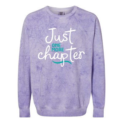 Ust One More Chapter Gift Colorblast Crewneck Sweatshirt