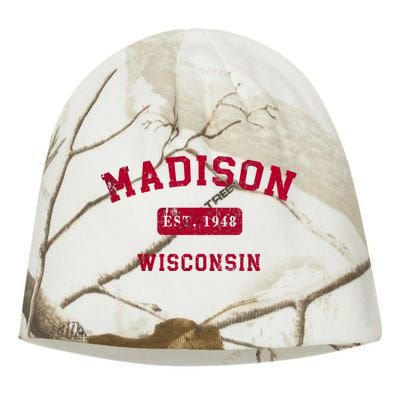 University Of Madison Wisconsin Est 1948 Kati - Camo Knit Beanie