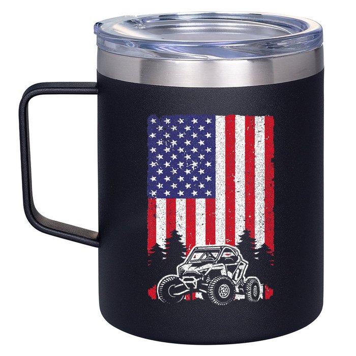 Utv Off Road Sidebyside 12oz Stainless Steel Coffee Mug