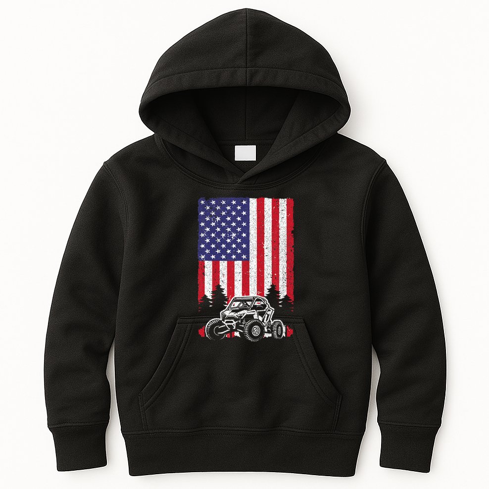 Utv Off Road Sidebyside Kids Hoodie