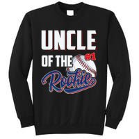 Uncle Of Rookie 1 Years Old Team 1st Birthday Baseball Sweatshirt