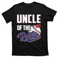 Uncle Of Rookie 1 Years Old Team 1st Birthday Baseball T-Shirt