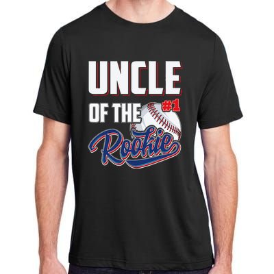 Uncle Of Rookie 1 Years Old Team 1st Birthday Baseball Adult ChromaSoft Performance T-Shirt