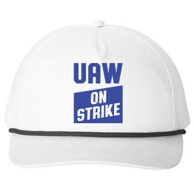 UAW On Strike (Blue) Snapback Five-Panel Rope Hat