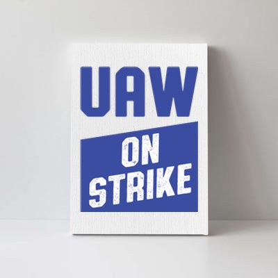 UAW On Strike (Blue) Canvas