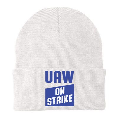 UAW On Strike (Blue) Knit Cap Winter Beanie