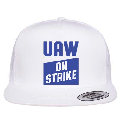 UAW On Strike (Blue) Flat Bill Trucker Hat